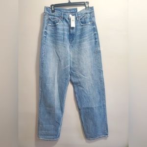 American Eagle Baggy Jeans Comfort Stretch Waistbad Size 12L